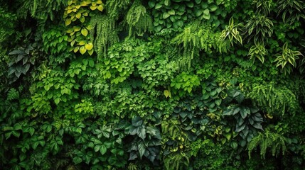 Fototapeta premium Lush Greenery Background for Nature and Relaxation