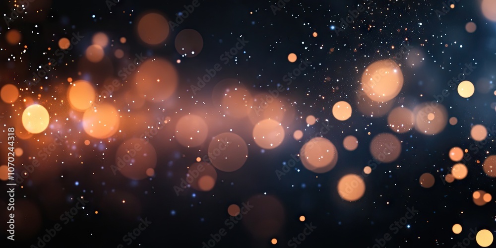 Leinwandbilder abstract bokeh background texture on a black backdrop.