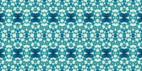 Seamless kaleidoscope pattern. The texture of the woven pattern. Endless pattern