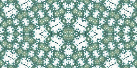 Seamless kaleidoscope pattern. The texture of the woven pattern. Endless pattern