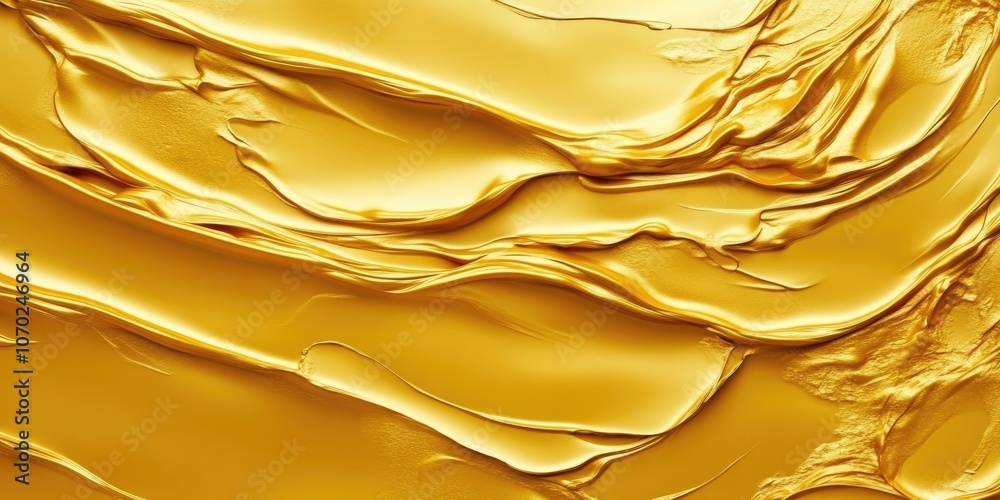 Poster gold yellow color texture pattern abstract background can be used as wallpaper, screensaver, brochur
