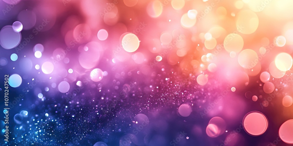 Poster abstract texture, light bokeh backdrop