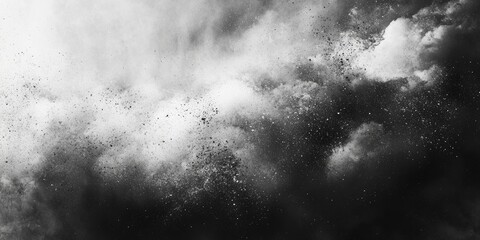 Black storm cloud with white spaces. Textured background for design.