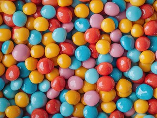 Fototapeta premium Colorful Gumballs on Display