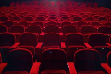 Naklejka premium Empty Movie Theater