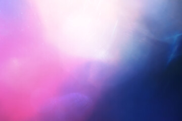 Fototapeta premium Blurred refraction light, bokeh or flare overlay effect