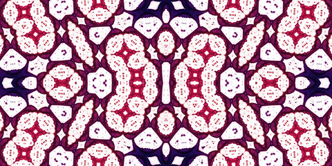 Seamless kaleidoscope pattern. The texture of the woven pattern. Endless pattern