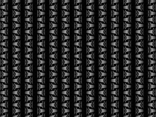 Abstract metallic carbon texture and chromium lines on sheet metal holes modern design background.