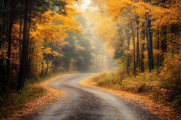 Obraz premium A close-up of the young pine tree on the moss-covered ground in the autumn tundra