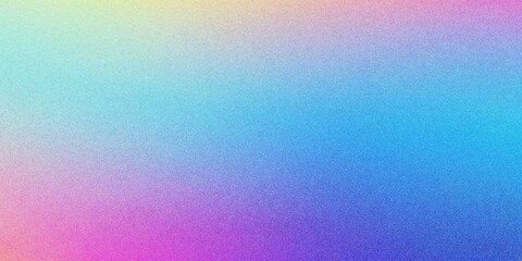 Fototapeta premium Abstract blue and purple gradient background, grainy noise texture gradient