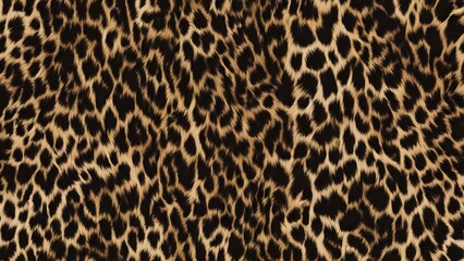 leopard print dark background real wild animal spots modern design