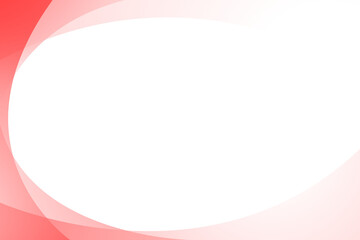 Red curve modern background with white space for text and message. template design