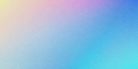 Fototapeta premium Abstract blue and purple gradient background, grainy noise texture gradient