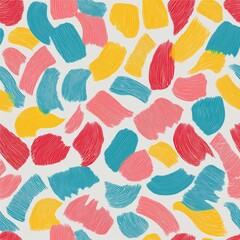 Vibrant Feather Motif