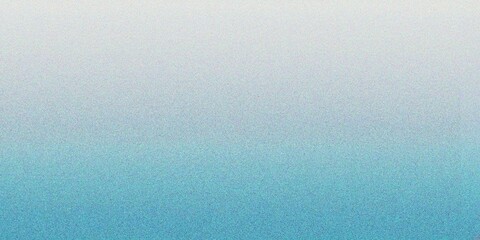 Abstract lake blue gradient background, grainy noise texture gradient