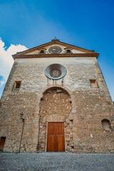 Parish Church of Sant Bartomeu in Valldemossa, Mallorca, Balearic Islands, Spain