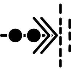 Arrow Dotted Right Icon