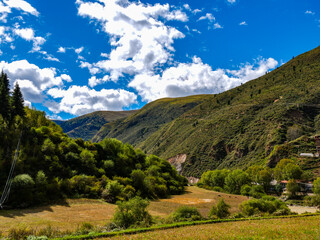 Naklejka premium landscape with sky