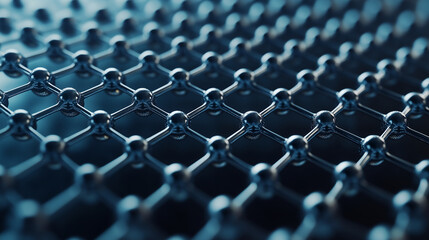 Obraz premium Nano fabric , Nanotechnology , Smart textiles modern materials with high quality and versatility : Generative AI