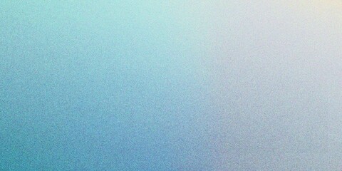 Abstract lake blue gradient background, grainy noise texture gradient
