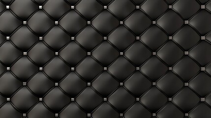 Modern dark angled block leather featuring silver luminous elements