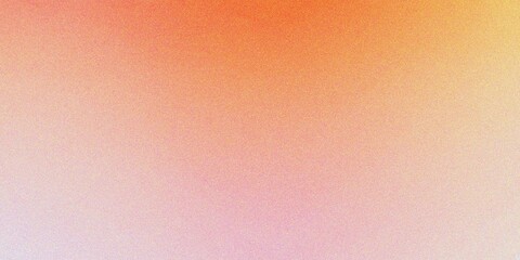 Fototapeta premium Abstract yellow and orange gradient background, grainy noise texture gradient