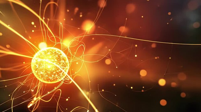 The highenergy collisions of particles at the Planck Scale create an otherworldly glow that illuminates the darkness.