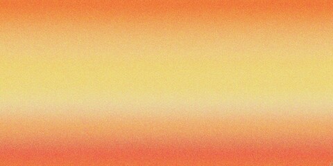 Abstract yellow and orange gradient background, grainy noise texture gradient