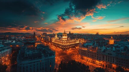 Cityscape Sunset
