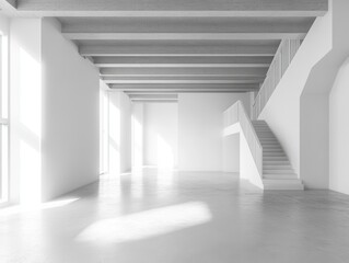 Obraz premium Modern Loft Interior.