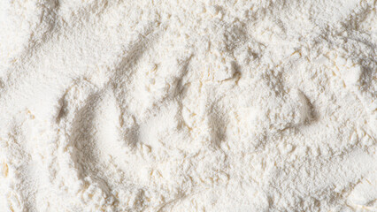 close up of wheat flour texture background. 