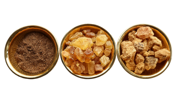 Frankincense, Myrrh and Gold. Gifts from Biblical Magi. 
Kadziło, Mirra i Złoto. Dary trzech króli. 