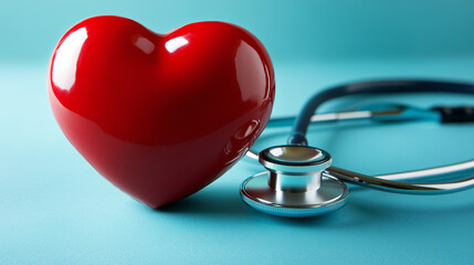 stethoscope and heart