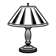 table lamp vector design on white background