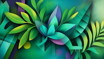 Fototapeta premium Graffiti Forest