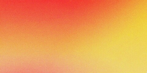 Abstract orange gradient background, grainy noise texture gradient