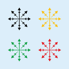 Axis icon. Vector illustration