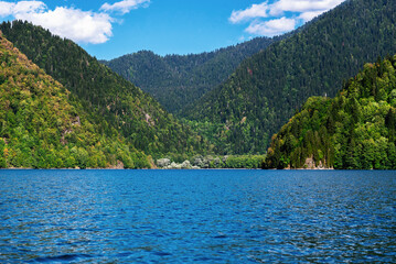 lake in the mountains