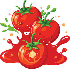 vector transparent png available set of fresh tomatoes