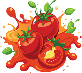 vector transparent png available set of fresh tomatoes