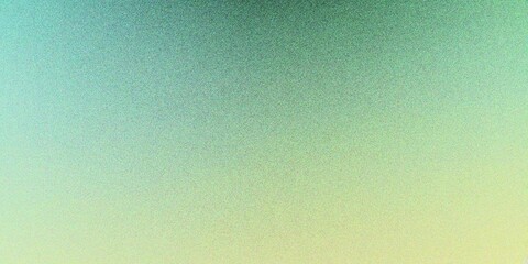 Abstract yellow green gradient background, grainy noise texture gradient