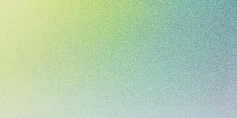 Abstract yellow green gradient background, grainy noise texture gradient