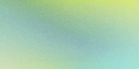 Abstract yellow green gradient background, grainy noise texture gradient