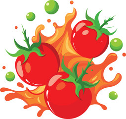 vector transparent png available set of fresh tomatoes