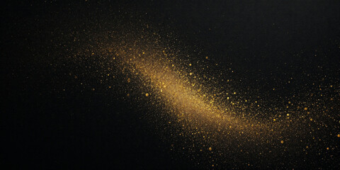 Fototapeta premium Golden Breeze The Graceful Dance of Mystic Smoke