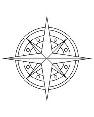 compass coloring 