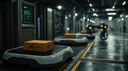 Advanced Logistics Automation in Modern Warehouse