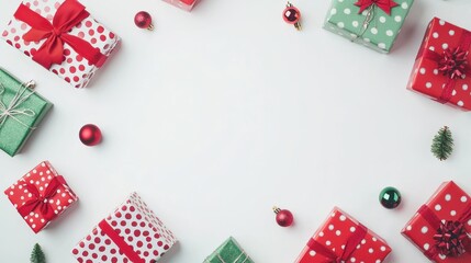 Fototapeta na wymiar Celebrate the joy of giving with colorful gift wrapping ideas for every occasion