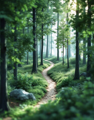 Fototapeta premium path in the woods