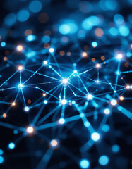 Obraz premium abstract blue background